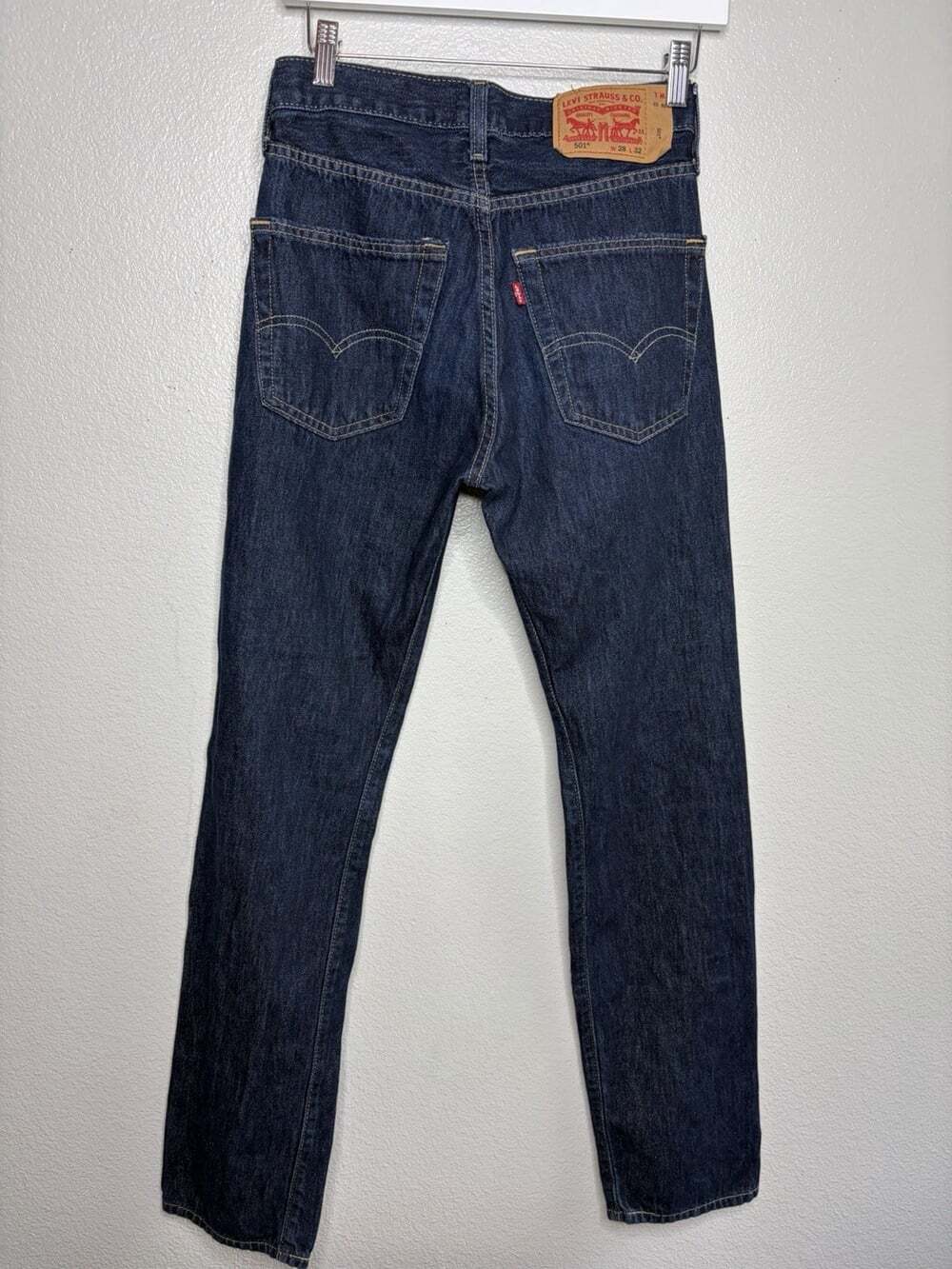 Levi's 501 Modern DARK WASH Original Tag Jeans Women's 28x32" Button FLy